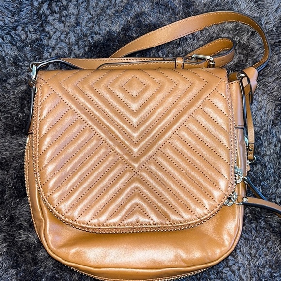 Vince Camuto Quilted Leather Crossbody Bag - Picture 2 of 7